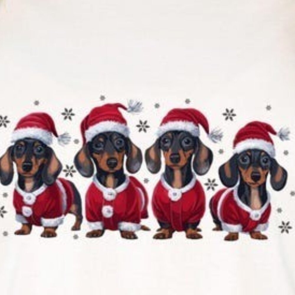 Merry Woofmas Shirt, Dog Mom Shirt, Christmas Gift, Christmas Dog Shirt - Picture 2 of 4
